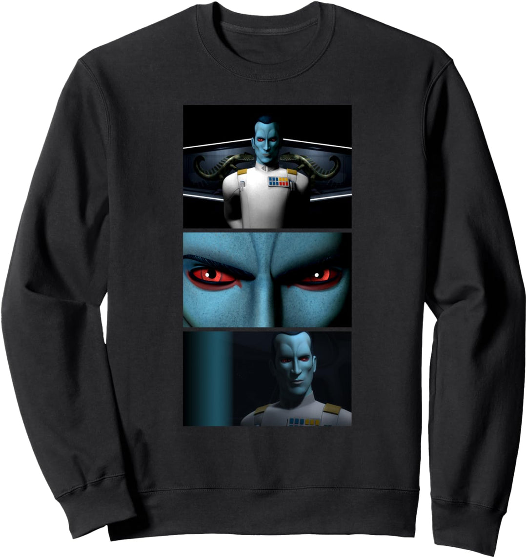 Star Wars The Clone Wars Grand Admiral Thrawn Red Eyes Sweatshirt