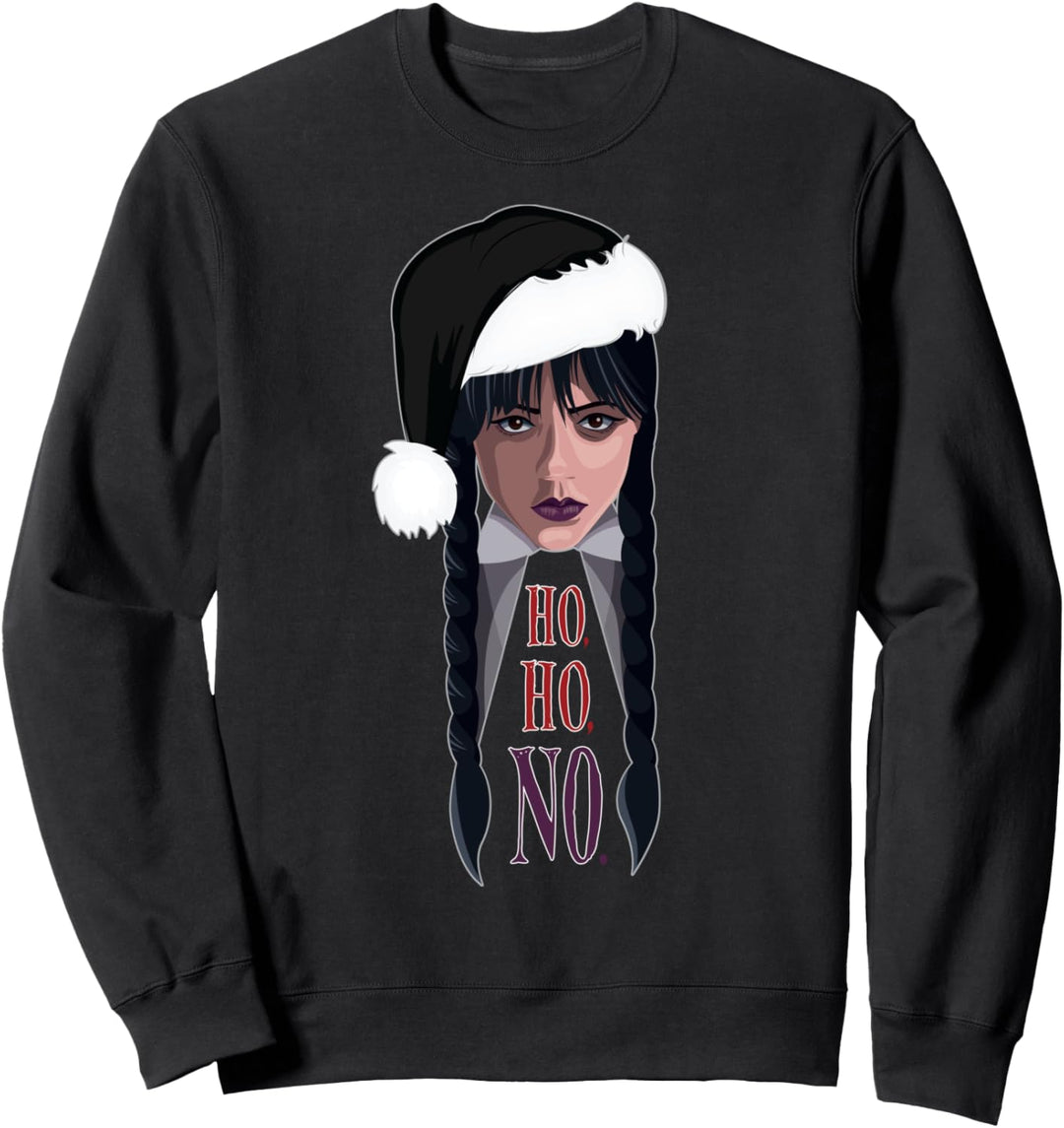 Wednesday Series Wednesday Holiday Ho. Ho. Nr. Sweatshirt