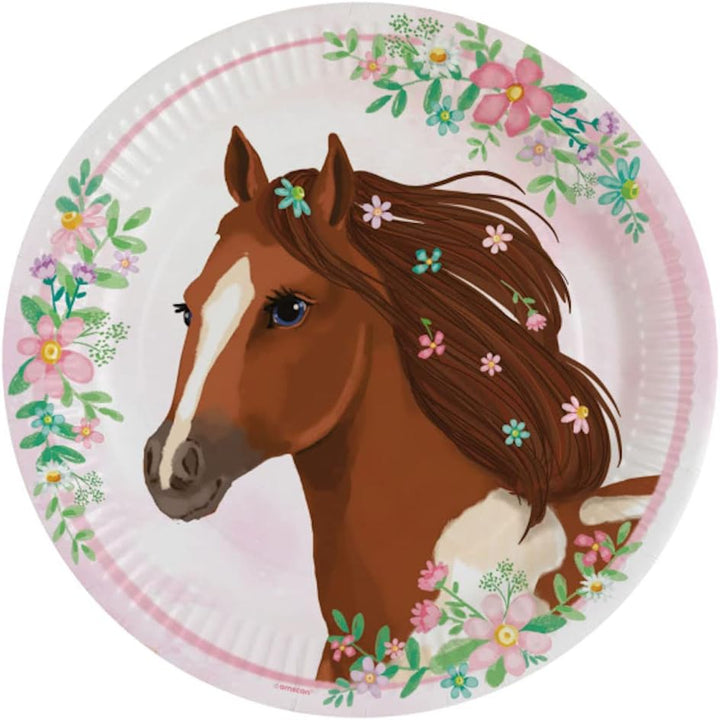 Beautiful-Horses-Pferde-Party-Set 52tlg. - für 16 Pferdefreunde Teller Becher Servietten #1 für 16 G