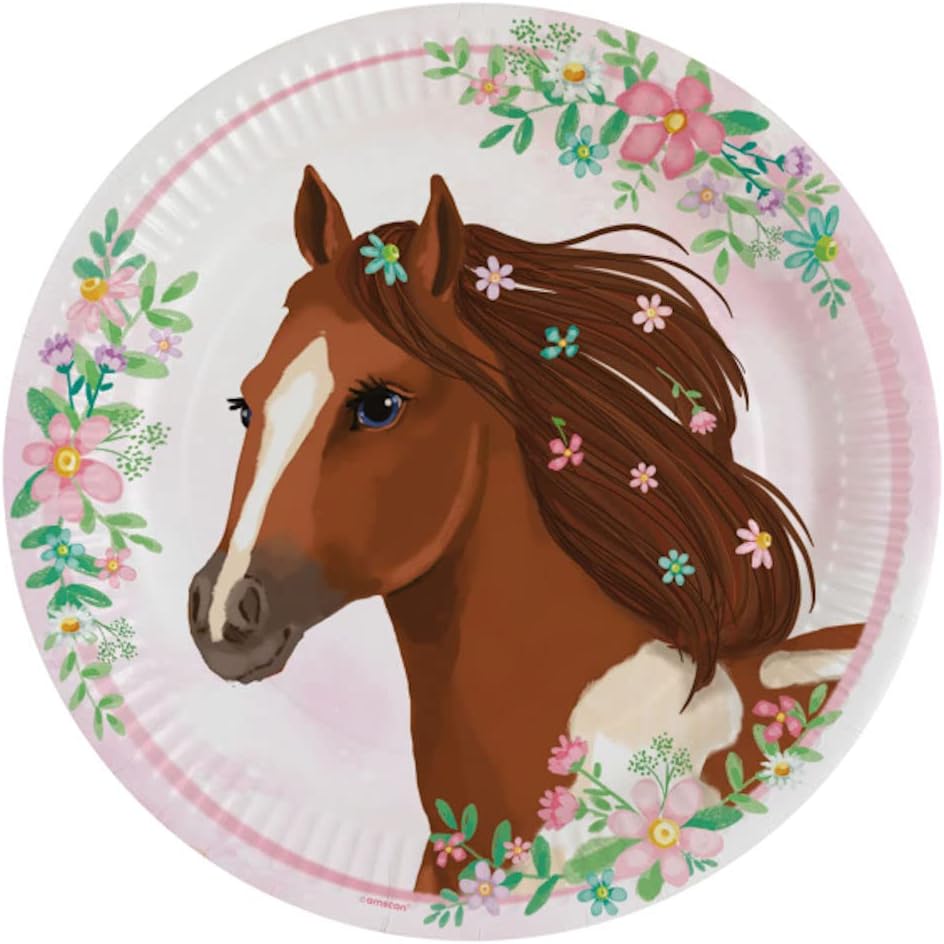 HHO Beautiful-Horses-Pferde-Party-Set 36tlg. - für 8 Pferdefreunde Teller Becher Servietten #1 für 8