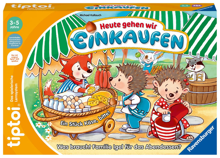Ravensburger tiptoi Spiel 00119 - Heute gehen wir Einkaufen - Lernspiel für Kinder ab 3 Jahren Neues