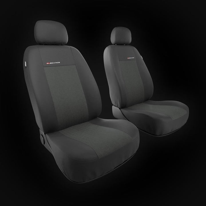 Mossa Sitzbezüge Auto passend für Seat Alhambra I II Van 1996-2020 2UNE-1 Grau UNE-1 Voller Set vorn
