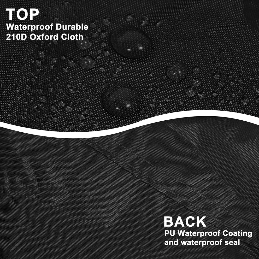 X AUTOHAUX SUV Auto Fahrerhaus Abdeckung Vorne Tür für Jeep Wrangler 4 Tür 210D Oxford Schwarz, Schw