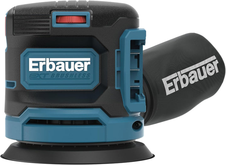 Erbauer ERI1105SDR Exzenterschleifer, kabellos, 18 V (ohne Akku), Motor ohne Kohle, kompakt