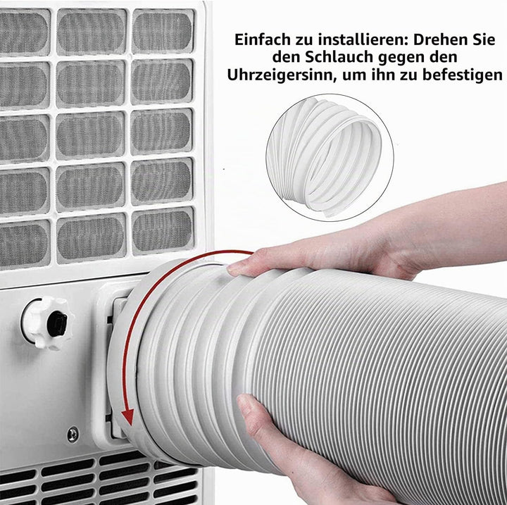 Klimaanlage Schlauch Verlängerung, Universal-Abluftschlauch Ø 150 mm, Flexibel PVC Schlauch für Klim
