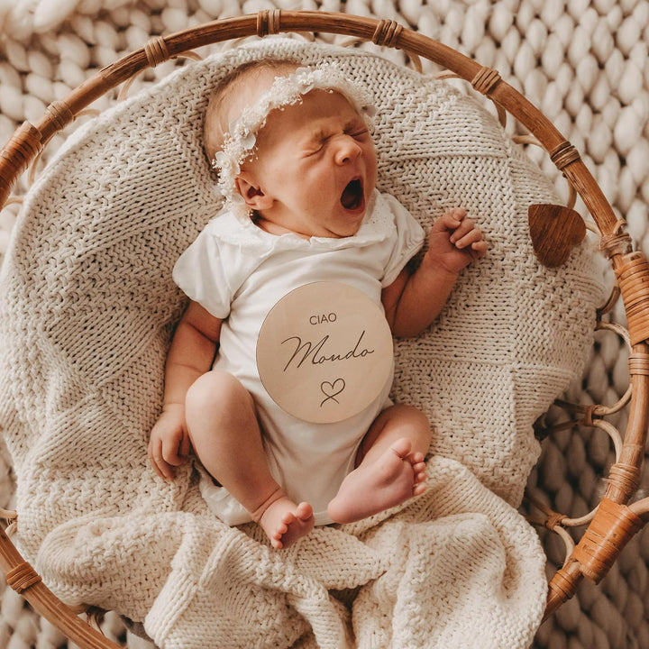 Mikito Italian Meilensteinkarten Baby