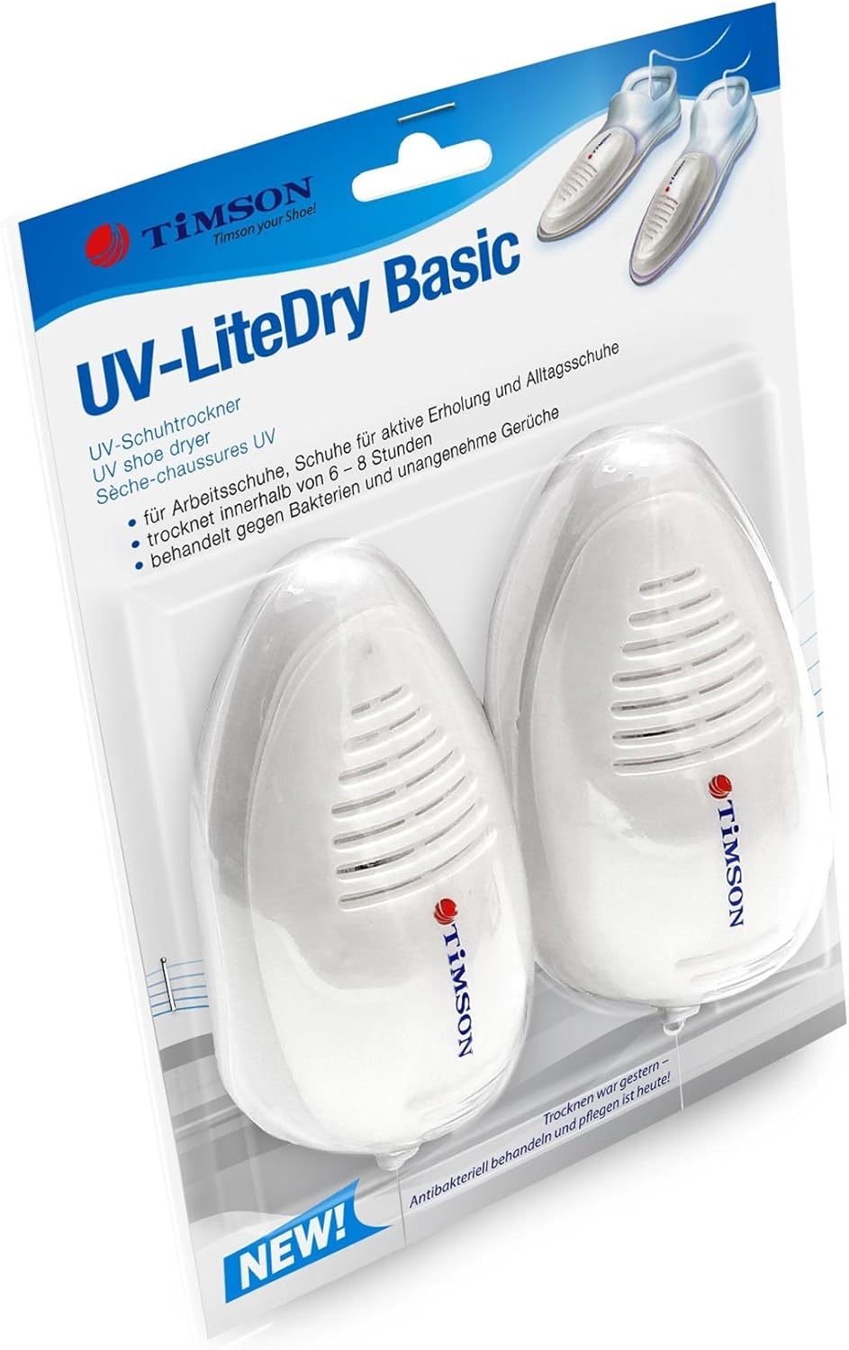 Timson UV-LiteDry Basic - Elektrischer Schuhtrockner mit UV-Licht