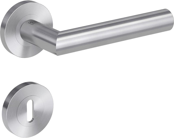 FRASCIO Türdrücker / Türbeschlag - LUCIA PROFESSIONAL - Edelstahl - BB-Rosettengarnitur