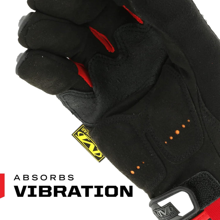 Mechanix Wear Mechanix Herren M-pact® (Medium, Schwarz/Rot) Handschuhe mit Stossschutz, Schwarz/Rot,
