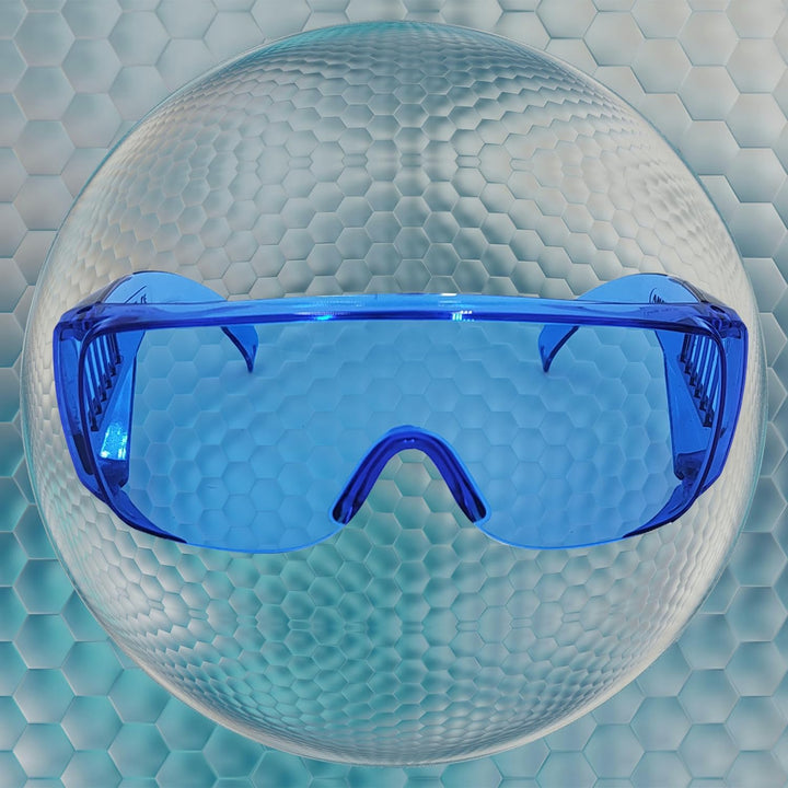 Mad Monkey Unisex – Erwachsene Golfball Finder Brille, Blau, One Size