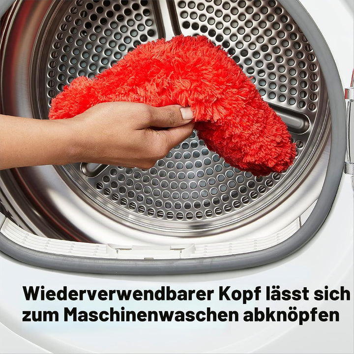 OXO Good Grips Mikrofaser-Staubwedel mit Teleskopstange 1-Pack Extendable Duster (Pack of 1), 1-Pack