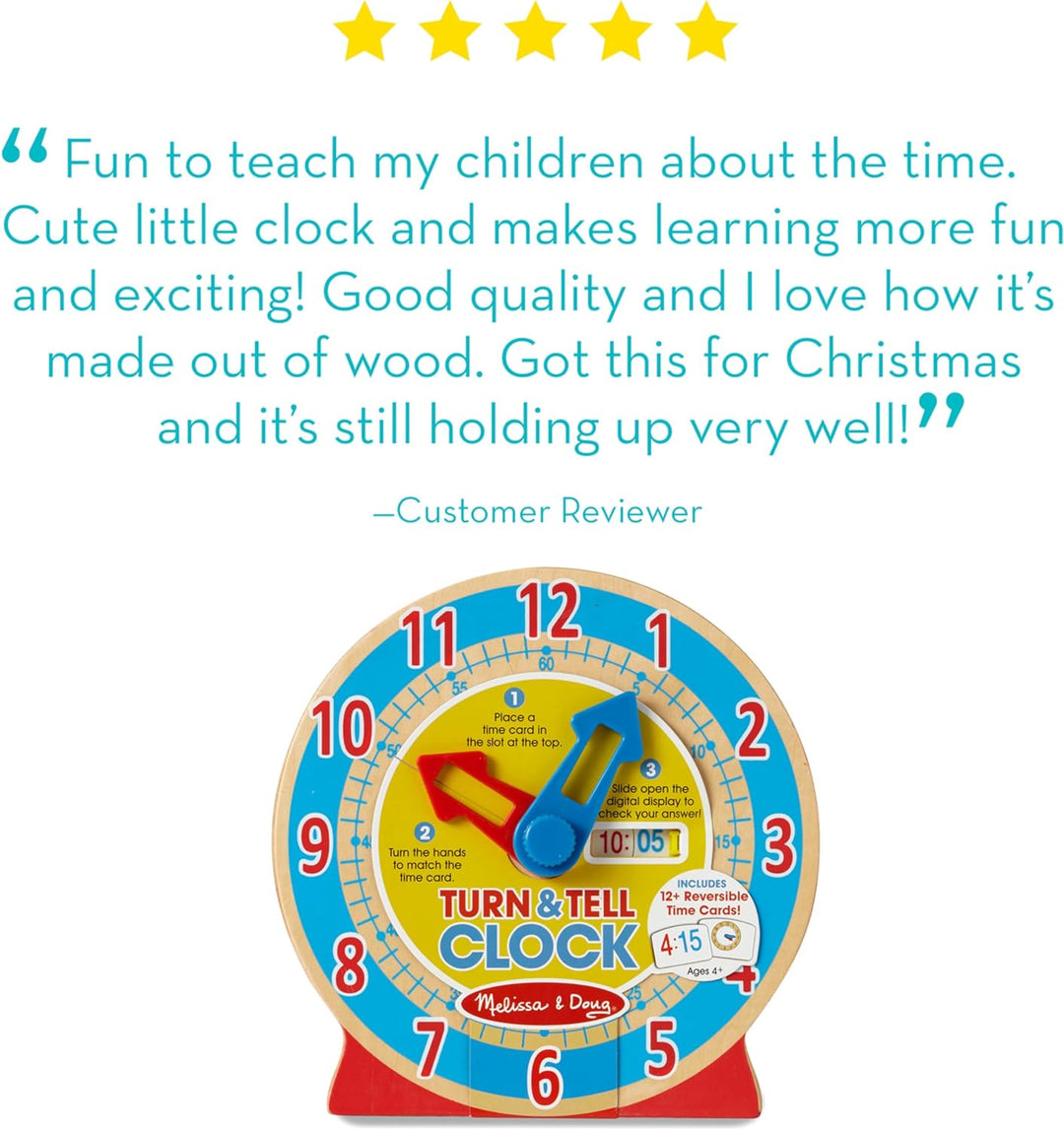 Melissa & Doug® Turn & Tell Clock
