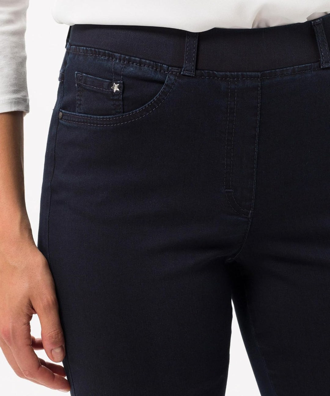 Raphaela by Brax Damen Style Lavina Rundum Schlupf Denim Super Slim Jeans 36K Dark Blue, 36K Dark Bl