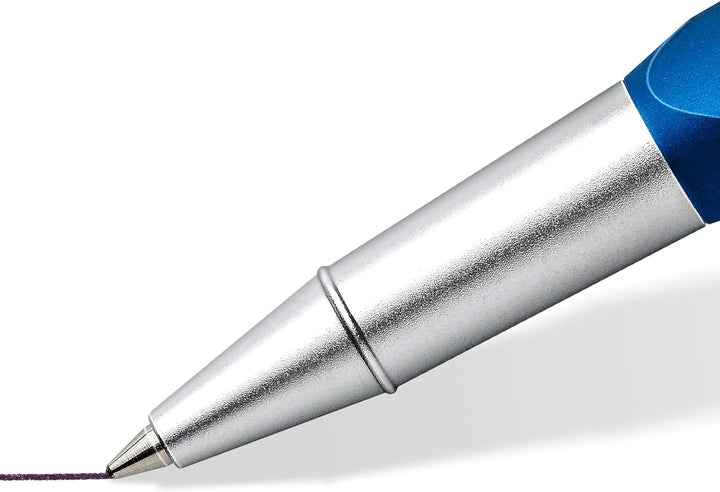 STAEDTLER TRX 412TRX3M-9ST Tintenroller (ergonomische Dreikantform, samtweiche Aluminium-Oberfläche,
