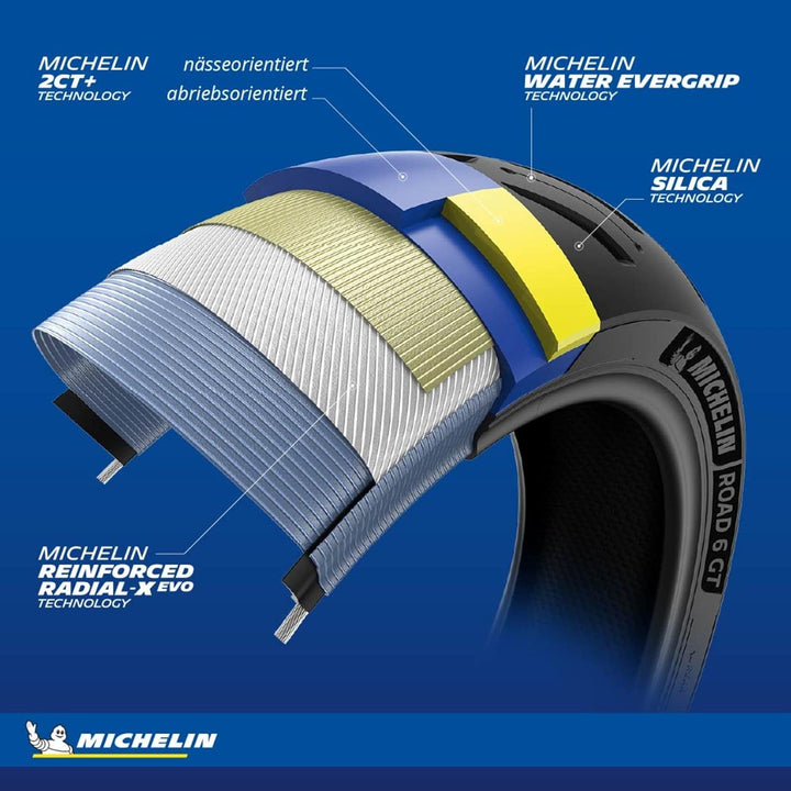MICHELIN Road 6 GT Motorradreifen 190/50ZR17 (73W) Hinterrad, Hinterrad