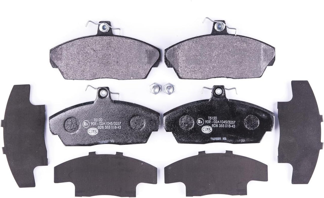 HELLA PAGID 8DB 355 018-431 Bremsbelagsatz - T5120 - Dicke/Stärke: 18mm - Bremssystem: Lucas - nicht