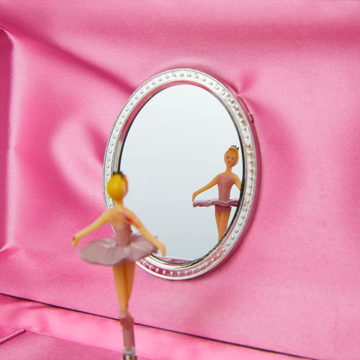 Goki 15545 Musikspieldose "Ballerina" Melodie Schwanensee, rosa