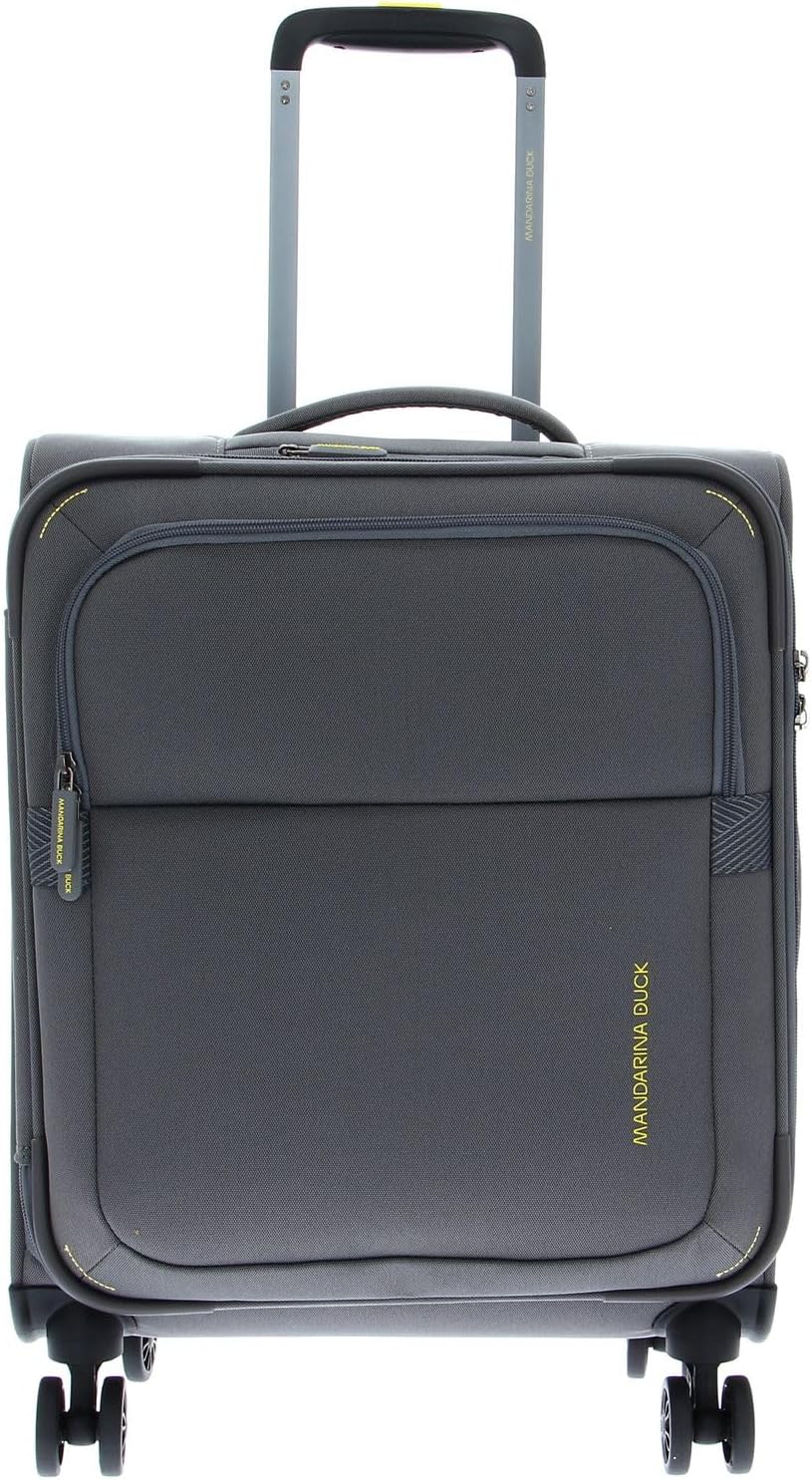 Mandarina Duck Unisex Smile & Go Trolley Cabin Steel P10jnv01 Gepäck- Koffer, Steel