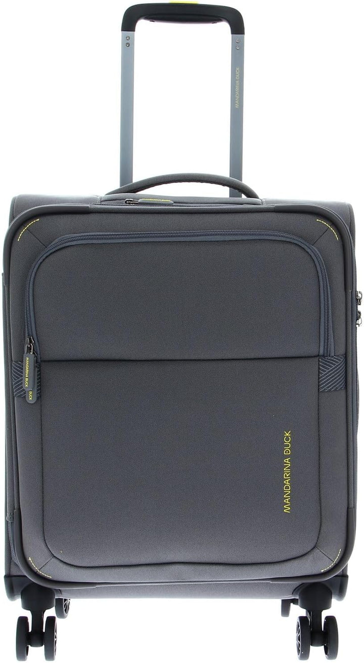 Mandarina Duck Unisex Smile & Go Trolley Cabin Steel P10jnv01 Gepäck- Koffer, Steel