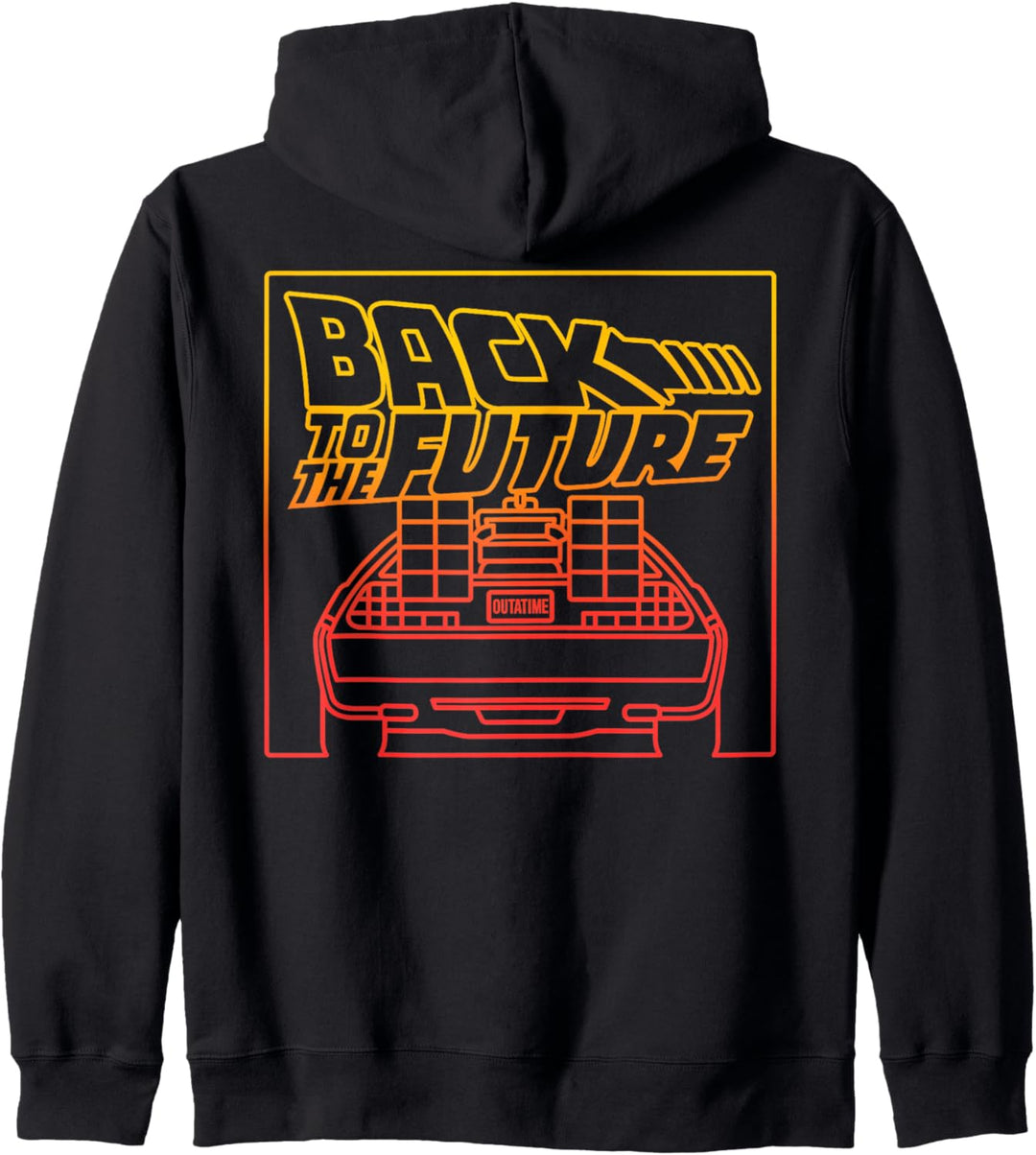 Back To The Future Gradient Line Art Kapuzenjacke