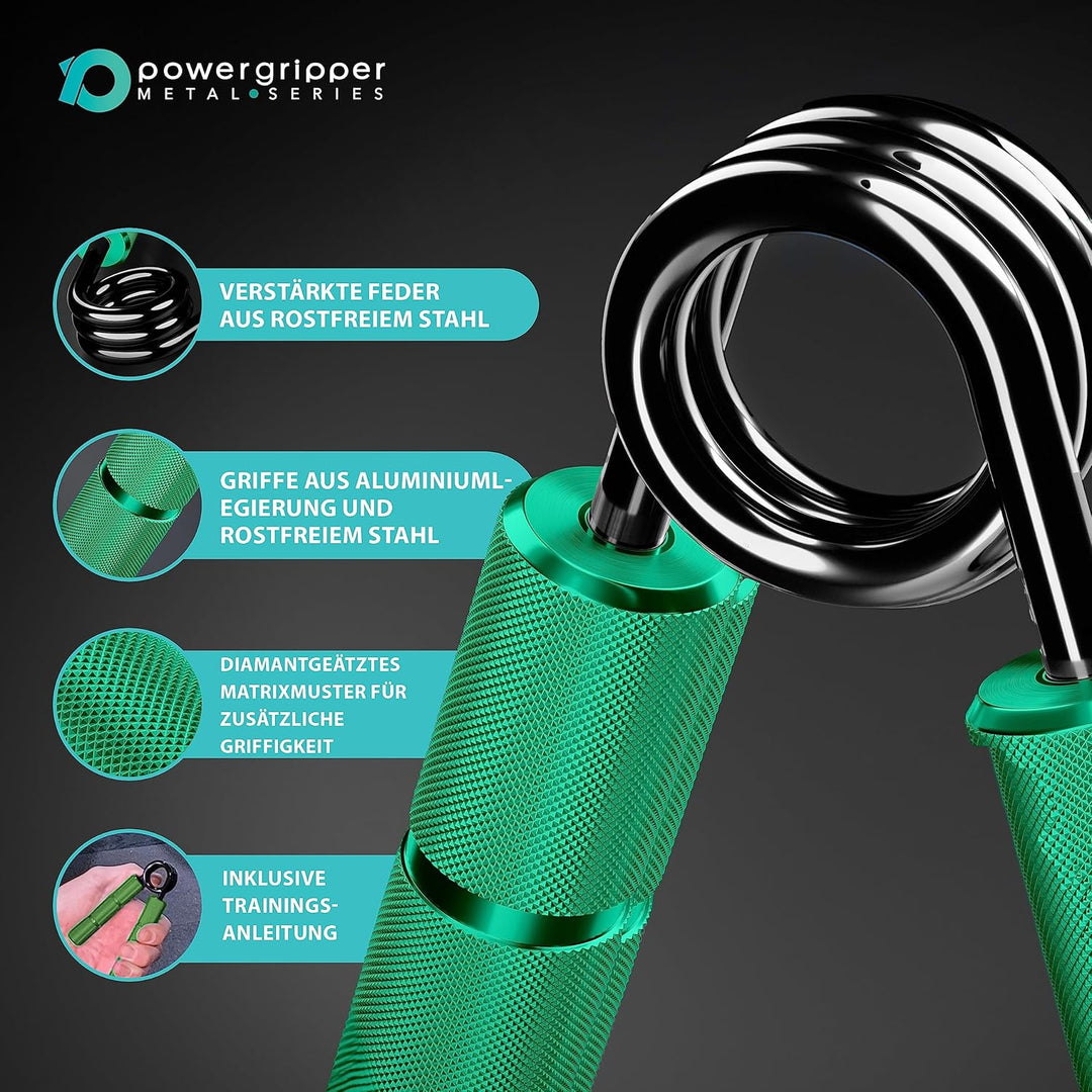 RPM Power PowerGripper Metall Handmuskeltrainer - (50lbs - 400lbs) für das Training von Griffen, Han