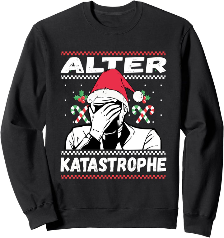 ALTER Katastrophe Vintage Retro Ugly Christmas Weihnachten Sweatshirt