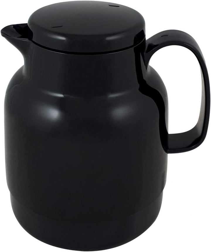 Helios Mondo Kunststoff-Isolierkanne, schwarz, 1,3 Liter 1,3 Liter Schwarz, 1,3 Liter Schwarz