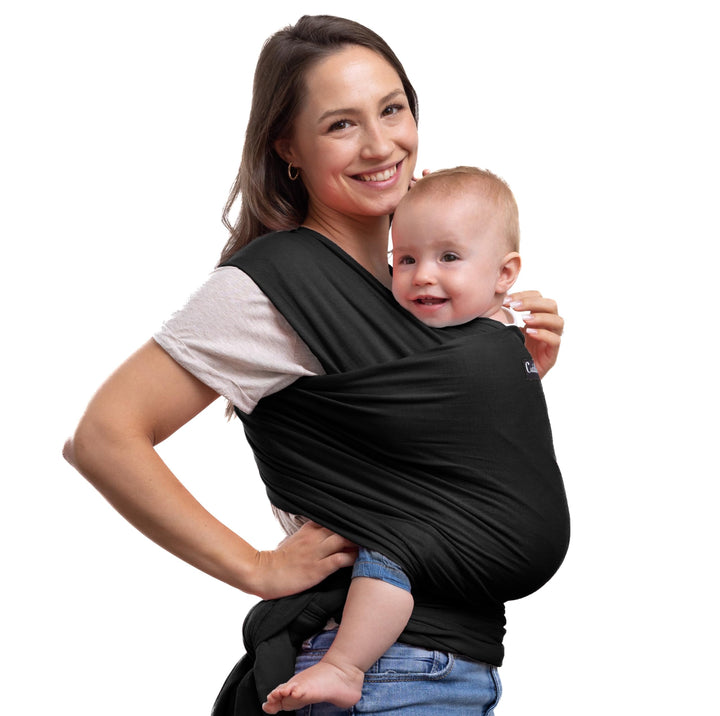 CuddleBug Tragetuch Baby Neugeborene - Elastisches Babytrage Neugeborene ab Geburt & Kleinkinder bis