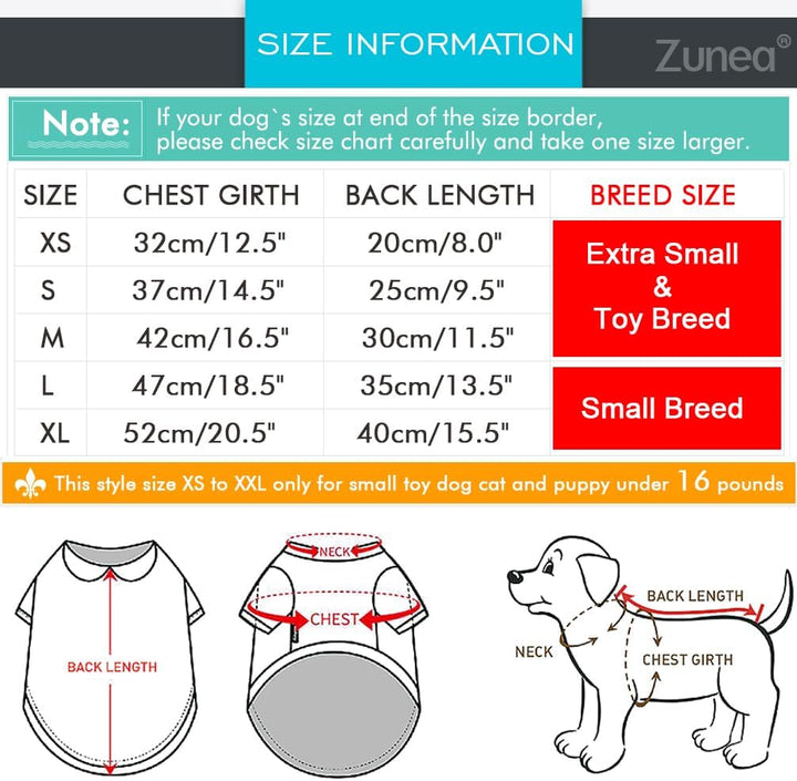 Zunea Wintermäntel für kleine Hunde, Katzen, Fleecejacke für Hunde, D-Ring Mantel, niedliche Welpen-
