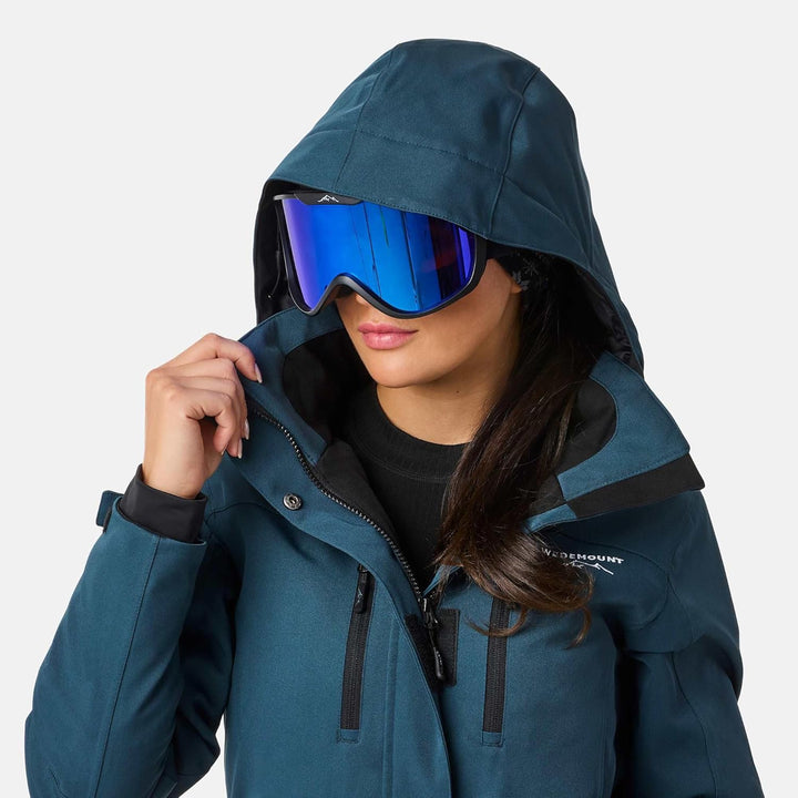 Swedemount Cervinia Skianzug für Damen 34 Dk. Steel Green/Black, 34 Dk. Steel Green/Black