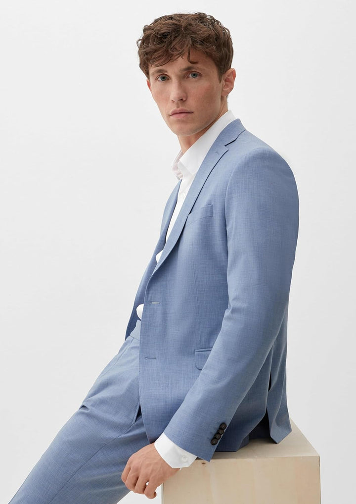 s.Oliver Herren Blazer, 46 52w3 Blau