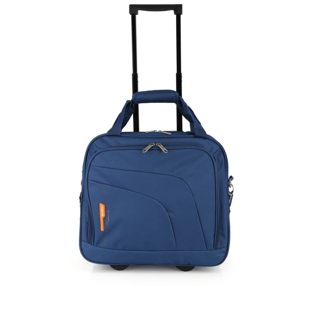 Gabol Week 2-Rollen Businesstrolley 33 cm Laptopfach Blau (Blau), Blau (Blau)