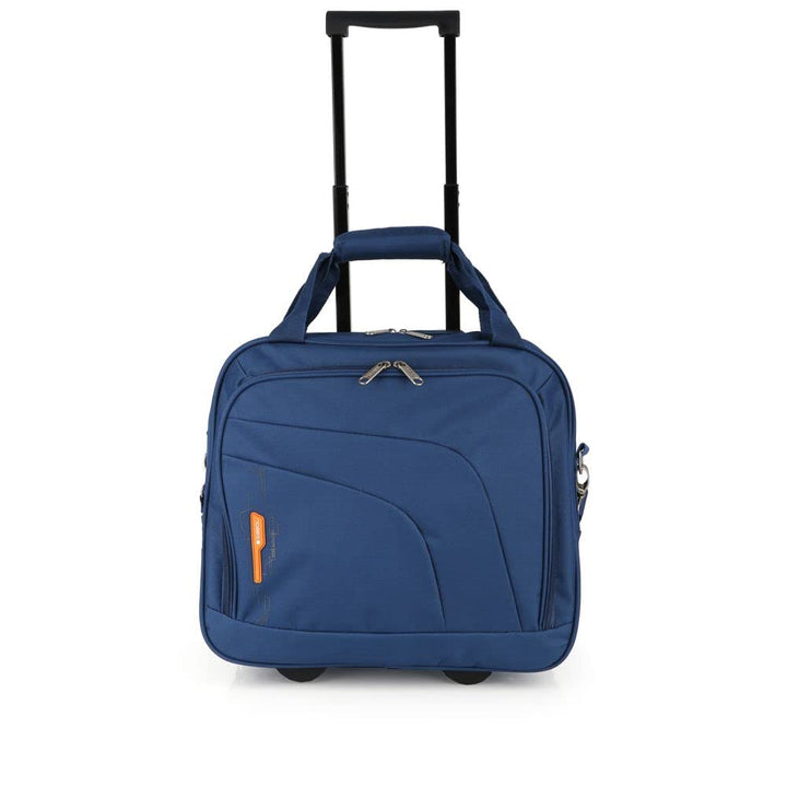 Gabol Week 2-Rollen Businesstrolley 33 cm Laptopfach Blau (Blau), Blau (Blau)