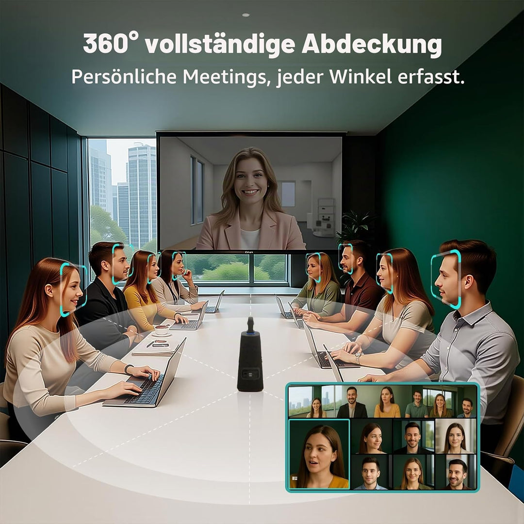 KanDao Meeting Ultra Standard - 4K-Videokonferenzkamera für PC/Mac, integriertes Android, AI-Mikrofo