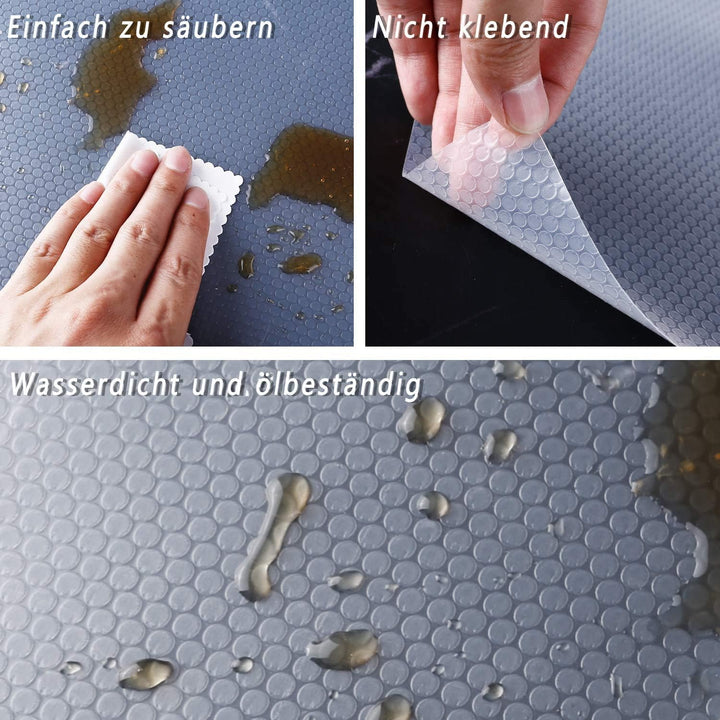 Shelf Liner Küchenschubladenmatten, nicht klebende EVA-Kühlschrankauskleidungen mit wasserdichtem, h
