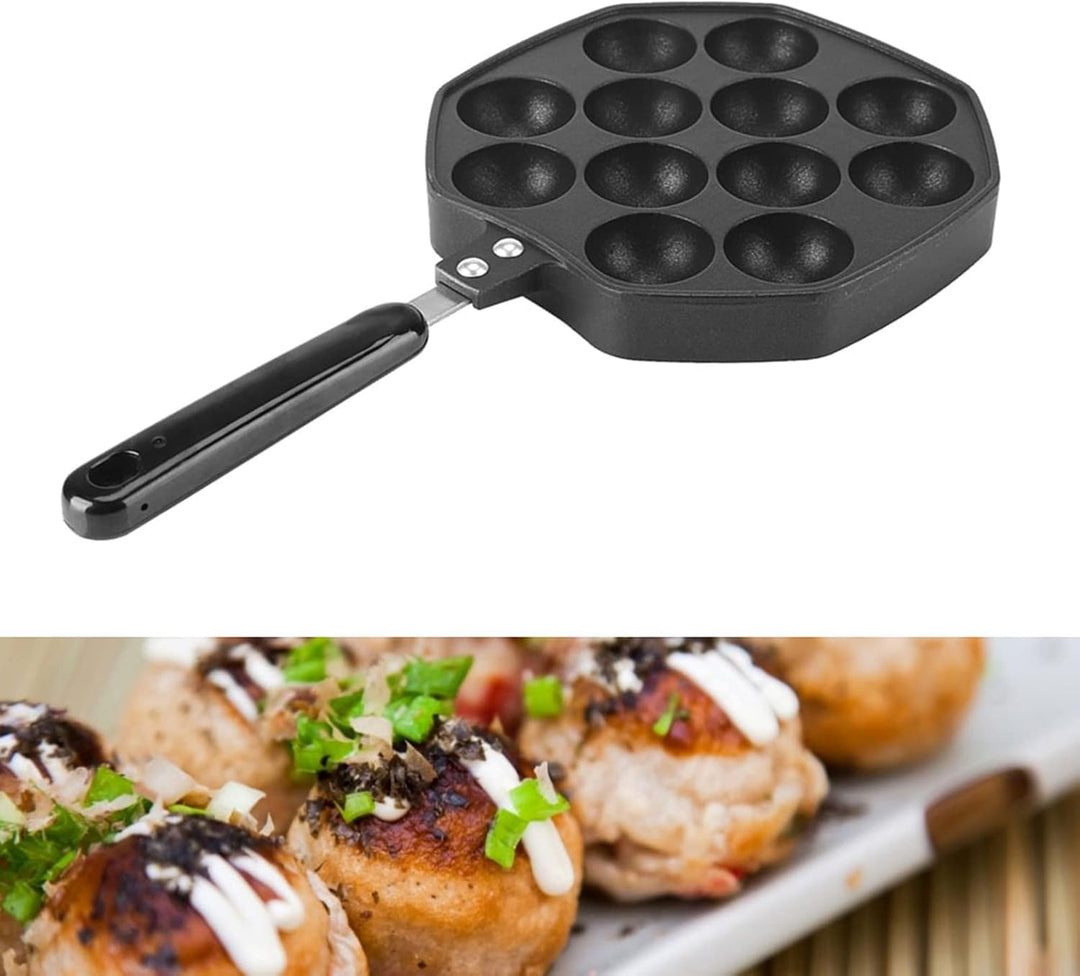 Takoyaki Grill Pan, Octopus Pfanne Antihaftbeschichtung Grillpfanne Formen DIY Ball Japanische Oktop