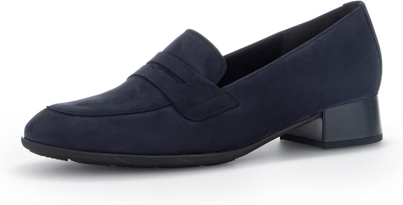 Gabor Damen Slipper, Frauen Slip On 38 EU Blau Blue, 38 EU Blau Blue