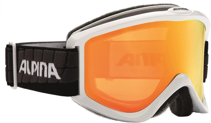 Alpina Unisex – Erwachsene Smash 2.0 Skibrille Blau, Blau