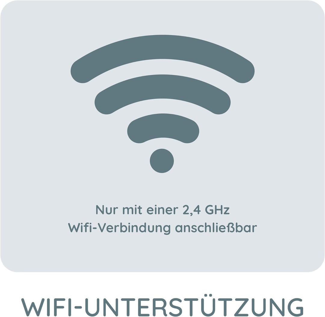 Alecto Smartbaby5 Babyphone mit Kamera - WLAN Babyphone mit Kamera - Gegensprechfunktion - Infrarot-