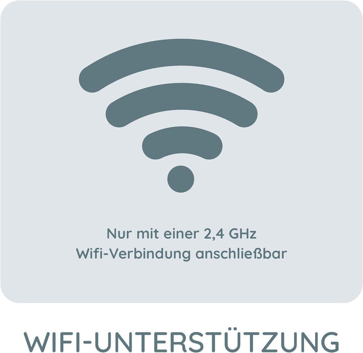 Alecto Smartbaby5 Babyphone mit Kamera - WLAN Babyphone mit Kamera - Gegensprechfunktion - Infrarot-