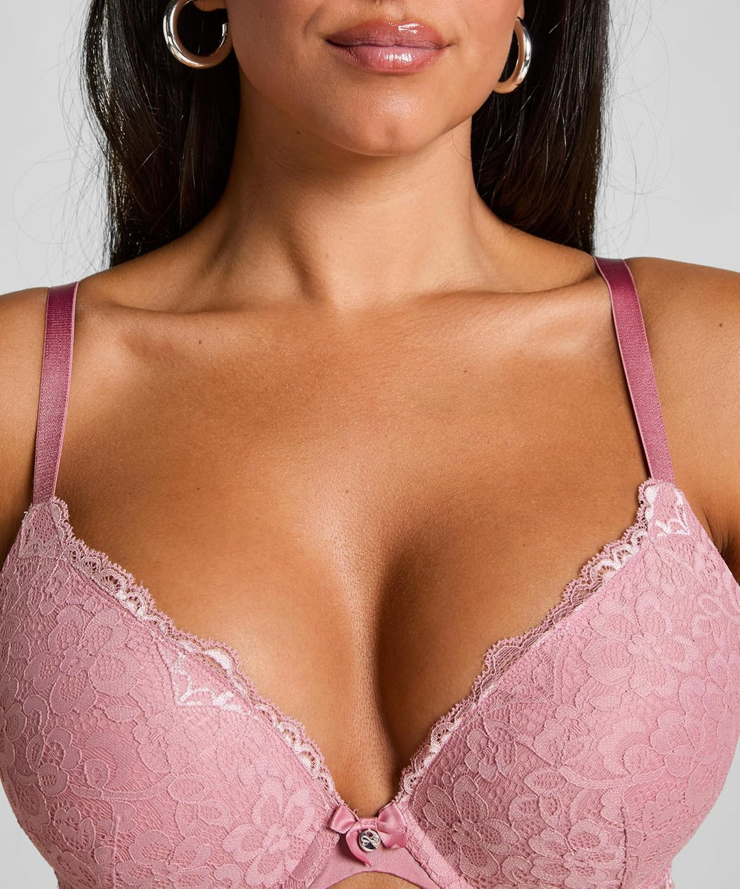 Hunkemöller Vorgeformter Push-up-Bügel-BH Marine 70B Lilas, 70B Lilas