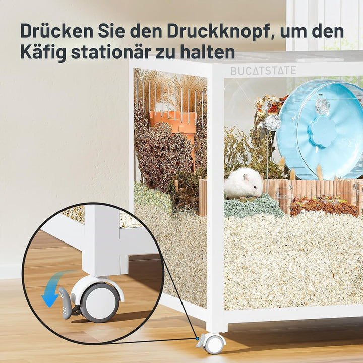 BUCATSTATE Universal-Rad- und Staplerzubehör, Käfigzubehör, das Bewegen und Stapeln Unterstützt, nur