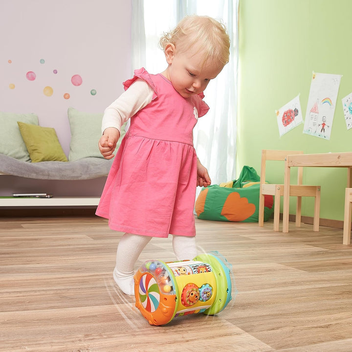 VTech Baby 3-in-1 Rollende Entdecker-Trommel – Interaktives Babyspielzeug mit Musik – Für Kinder von