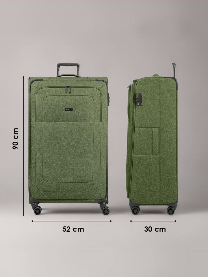 REDOLZ XL Jumbo 4-Rollen Koffer sehr gross 52 x 30 x 90 cm [Sondergrösse] Check-in Trolley mit TSA-S