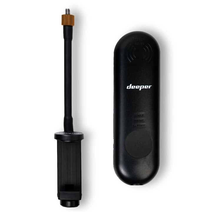 Deeper Range Extender mit Smartphone & Deeper Range Extender-Halterung, Angelzubehör für Futterboot,