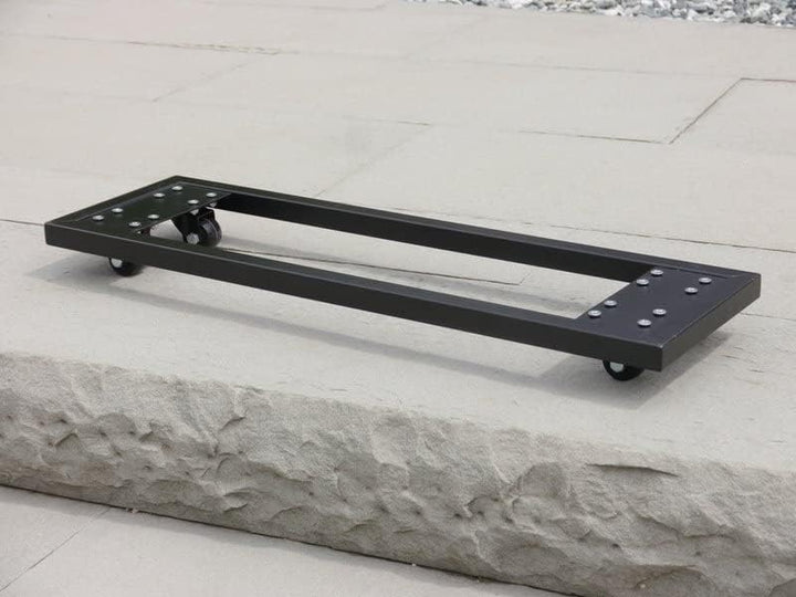 Casaflora ultrastarke Pflanzenroller für Pflanztröge, schwarz 92x32x7 cm -passend für Kübel von east