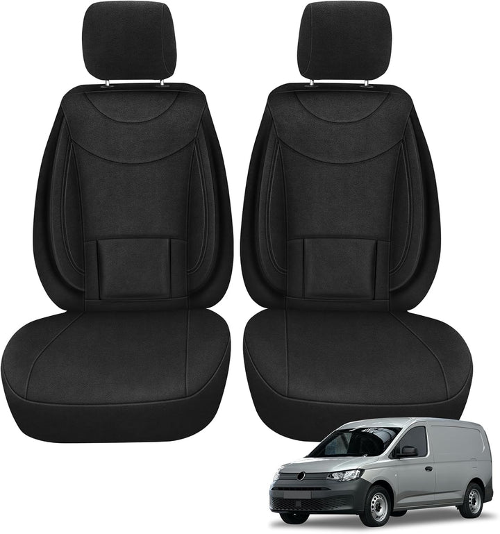 Sitzbezüge Auto für 2011-2021 VW Caddy 4, Autositzbezüge Auto-Sitzschoner Schonbezüge Sitzauflagen S