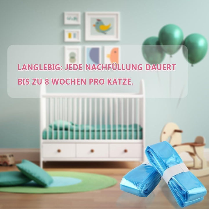9 Nachfüllpackungen Nachfüllfolien Windeleimer kompatibel Nachfüllfolie für Dress Up XL Classic XL (
