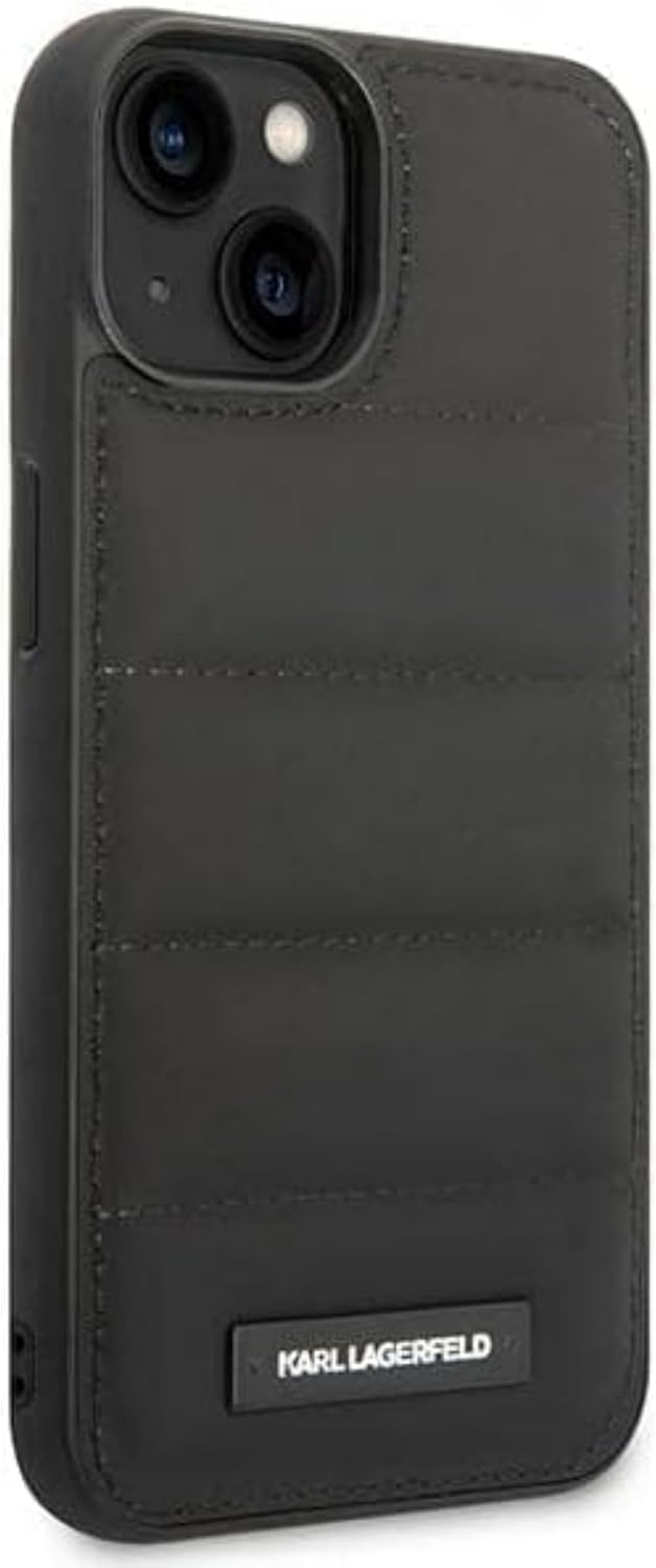 KARL LAGERFELD KLHCP14SPSQAK hülle für iPhone 14 6,1" hardcase schwarz/Black Puffy Elongated Logo