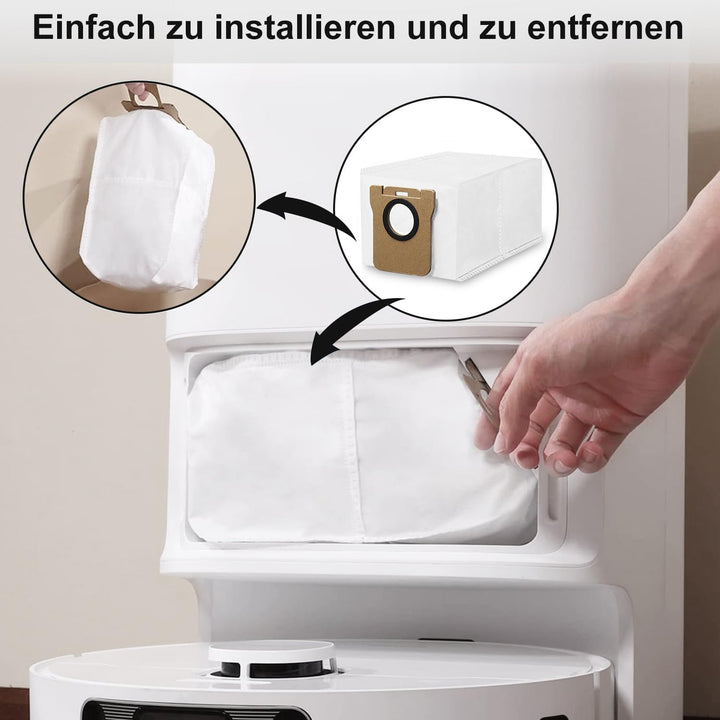 15 Stück Staubbeutel für Dreame L10s Ultra/ L20 Ultra/ L10 Ultra, Xiaomi X10+, X20+ Saugroboter, 2,5